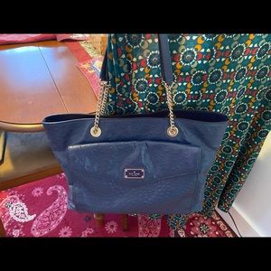 Kate Spade ♠️ Halsey Ostrich bag.